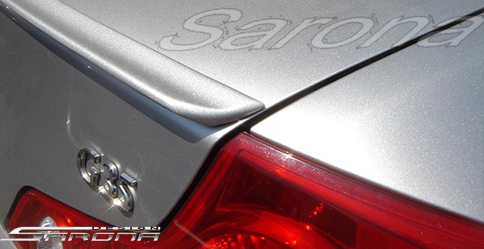 Custom G35 Coupe Trunk Wing  (2003 - 2007) - $139.00 (Manufacturer Sarona, Part #IF-014-TW)